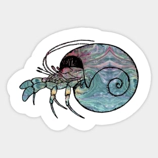 Hermit Crab Sticker